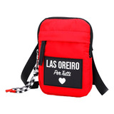 Morral Mujer Bandolera Bolso Porta Celular Las Oreiro Correa