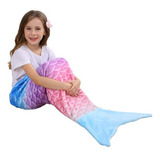 Manta Cola De Sirena Viviland Kids - Regalo Niñas - Flanela 