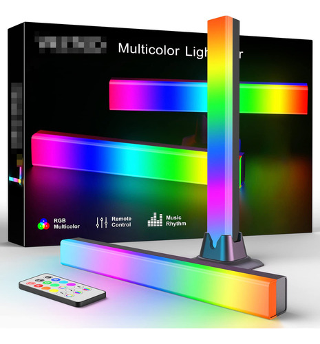 Barra De Luz Rgb, Controle Remoto De 8 Modos Dinâmicos