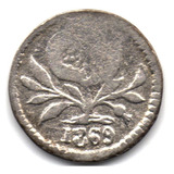 Colombia 1 Cuarto De Décimo 1869 Popayán Plata