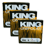Pack X 3 Rollos Cable Unipolar King 4mm 100m C/u Colores
