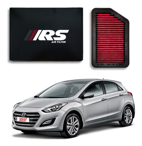 Filtro Ar Esportivo Inbox Rs Hyundai I30 1.8 16v 2014