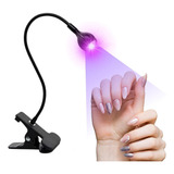 Luminaria Led Uv Clip Cabine Secagem Unhas Esmaltes Gel Cor Preto Voltagem 110v/220v