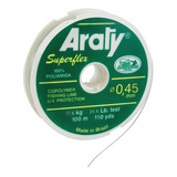 Nylon Verde Araty Superflex 100mts 0.45 Mm Araty B 0.45