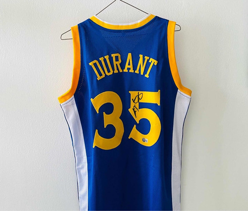 Jersey Kevin Durant Autógrafo Nba Golden State Warriors