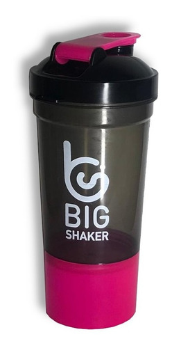 Vaso Shaker Mezclador Antigrumos Rosa 