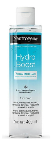 Agua Micelar Desmaquillante  Hydroboost Neutrogena 400ml