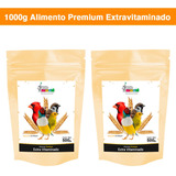 2 Alimento Extra Vitamina Calcio Mosco P/aves Total 1kg