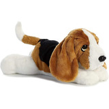 Peluche Aurora - Flopsie - Basset Hound De 12 Color White