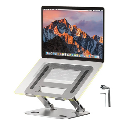 Base ajustable Liens LS06 soporte para laptop metal plateado 17 pulgadas | MercadoLibre