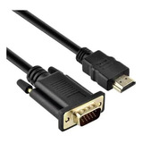 Cabo Conversor Adaptador Hdmi Macho X Vga Macho 1.8 Metros