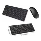 Teclado Bt + Mouse Bt Recarregável P/ Notebook Dell 