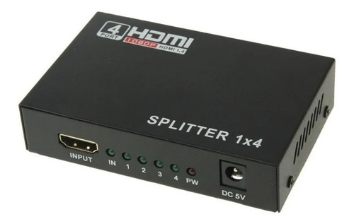 Splitter Hdmi Divisor 1x4 1080p Tv Monitor Proyect Fuente