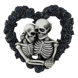 S Número De Casa Pareja Calavera Gótica