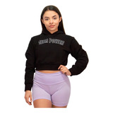 Sudadera Crop Top  Deer Power  Crop  Deportivo