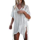 Salida De Playa Pareo Cover Up Baño Ropa Vestido Mujer