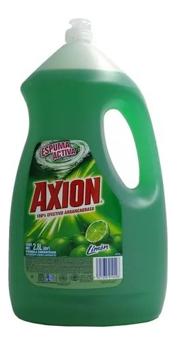 Jabón Líquido Lavatrastes Axion 2.8 L * Arranca Grasa *