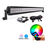 Barra Luz Led 22puLG Mictuning Rgb5d Multicolor Jeep Atv Suv