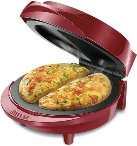 Omeleteira Pratic Omelet Red 1000w Mondial Om-03 220v +