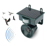 Ahuyentador De Aves Ultrasónico Solar C/sensor De Movimiento