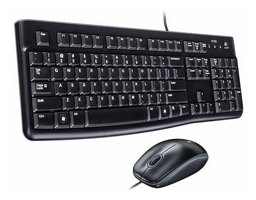 Combo Teclado+mouse Logitech Mk120 - Usb