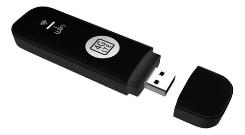 Adaptador De Red De Enrutador Módem Usb 4g Lte, Alta Negro