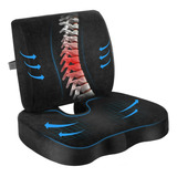 Cojin Lumbar Ergonomico Y Asiento De Viscoelástica Almohadón