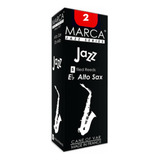 Cañas Marca Modelo Jazz Para Saxo Alto Caja De 5 Unidades