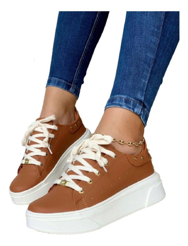 Zapatos Calzado Tenis Botas Bolichero Taches Para Dama Mujer