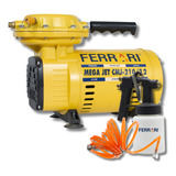 Compressor Ar Direto 0,5cv Bivolt 370w Kit Pintura Ferrari