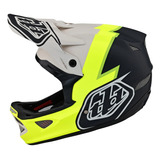 Casco Troy Lee Design D3 Bici Bmx Downhill Mtb Enduro Color Amarillo Talla S