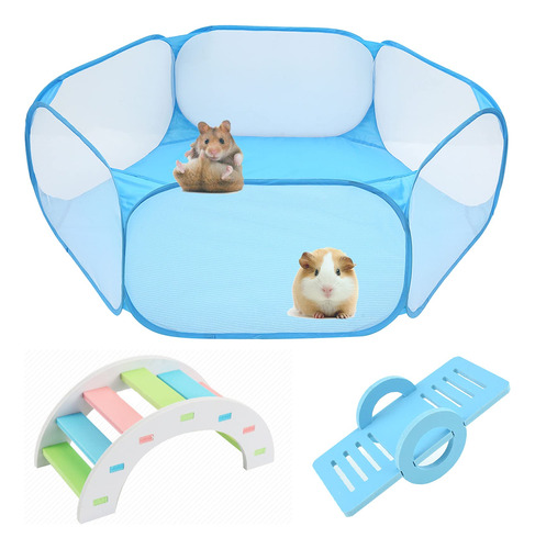 Corralito Plegable Para Hamster, Transpirable Y Transparente