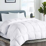 Edredon Queen Size Acolchado Blanco 223.52x223.52cm Invierno