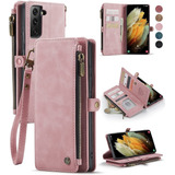 Funda Para Samsung Galaxy S22 Plus / Rosa Con Tarjetero