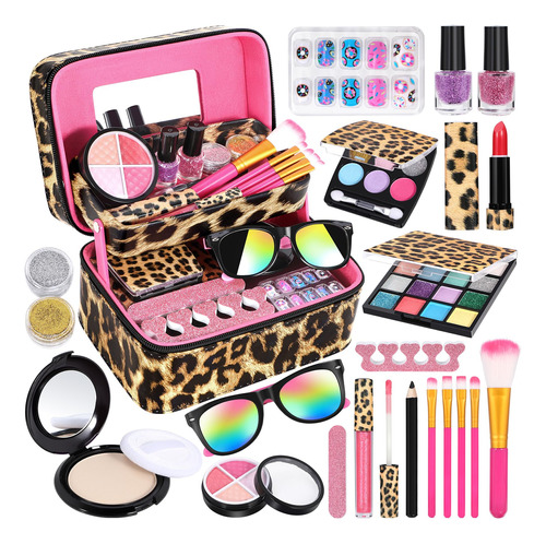 Luucio Kit De Maquillaje Para Ninas  Juguetes De Maquillaje