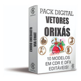 Pack Digital Orixás Umbanda 10 Modelos Cdr/dxf