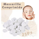 Mascarilla Facial Comprimida Pastilla Algodón Suave 100pz