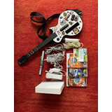 Nintendo Wii 512mb + Control + Juegos + Guitarra + Microfono