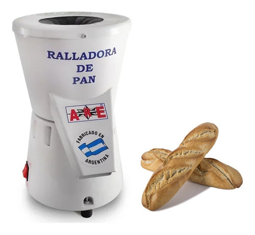 Ralladora Pan 15 Kgs Hora Electrica Are Comercial Apto Panaderias Pequeñas 