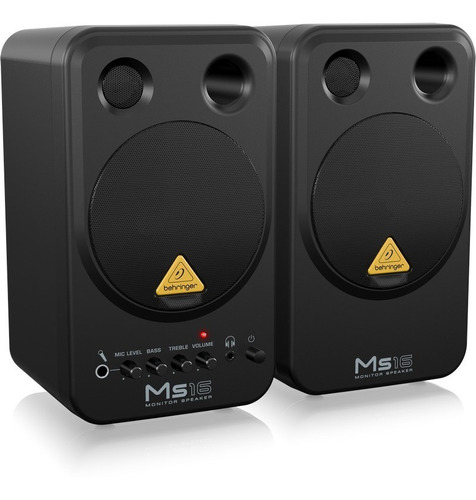 Monitor Activo Behringer Ms16 2 Vias Home Studio Par