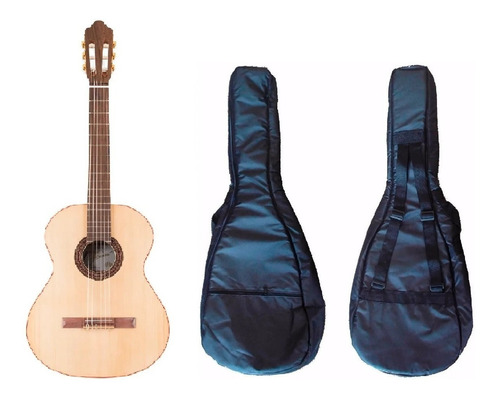 Guitarra Criolla Fonseca 50 + Funda Acolchada Envios