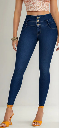 Jeans Lola 1011 Dama Premium Corte Colombiano Levanta Pompas