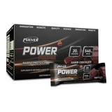 Power Bar Caja 12 Unid Pulver Barra Proteíca Sin Tacc Sabor Chocolate