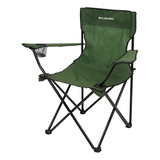 Kushiro  Scd02ve Sillas Camping Jardín Plegable Con Posa Vaso Color Verde