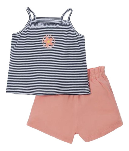 Conjunto Infantil Sem Mangas Menina