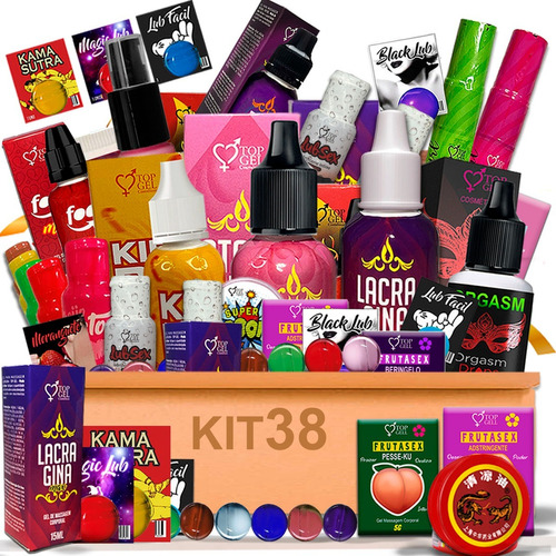 Kit 38 Lubrificante Intimo Tipo Xana Loka Sempre Virgem