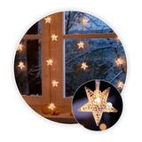 Luces Led Estrellas 3m Extensión Navidad Cálido Ze019ca