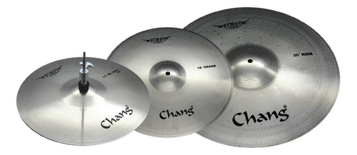 Set De Platillos Chang Armor Silver Alloy Para Bateria