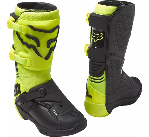 Botas Fox Para Niño Nene Comp Motocross Enduro Riderpro