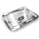 Bandeja Inox Retangular Kehome - 45x35cm